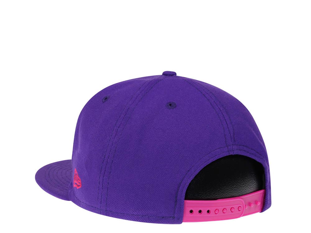 New Era Utah Jazz Purple Script Edition 9Fifty Snapback Cap