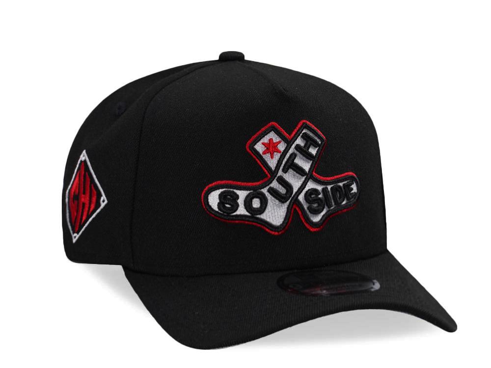 New Era Chicago White Sox South Side Black Prime Edition 9Forty A Frame Snapback Cap