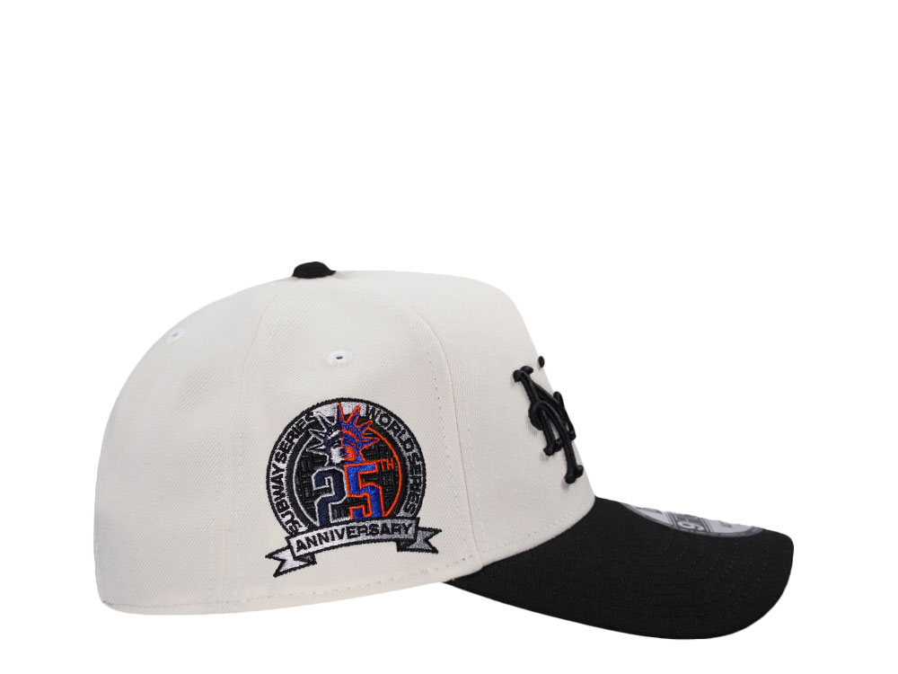 New Era New York Subway Series 25th Anniversary Chrome Two Tone Edition 9Forty A Frame Snapback Cap