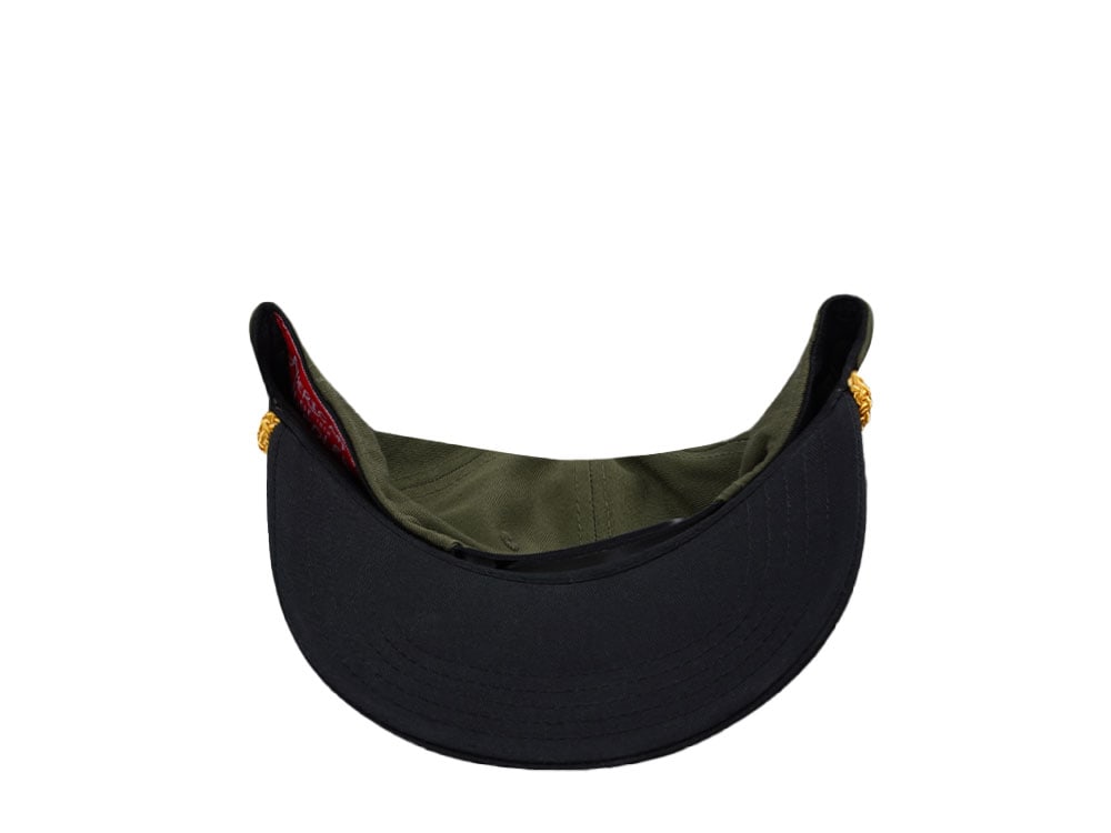 American Needle ACDC Roscoe Army Green Snapback Cap