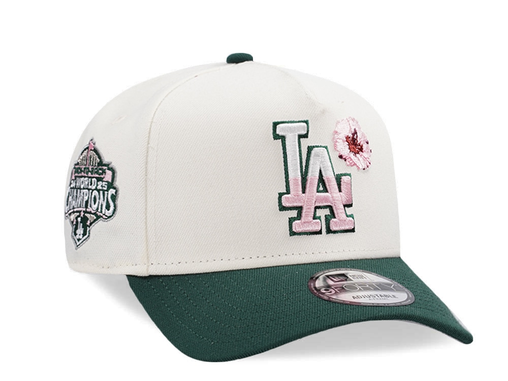New Era Los Angeles Dodgers Back to Back Champions Chrome Two Tone Edition 9Forty A Frame Snapback Cap