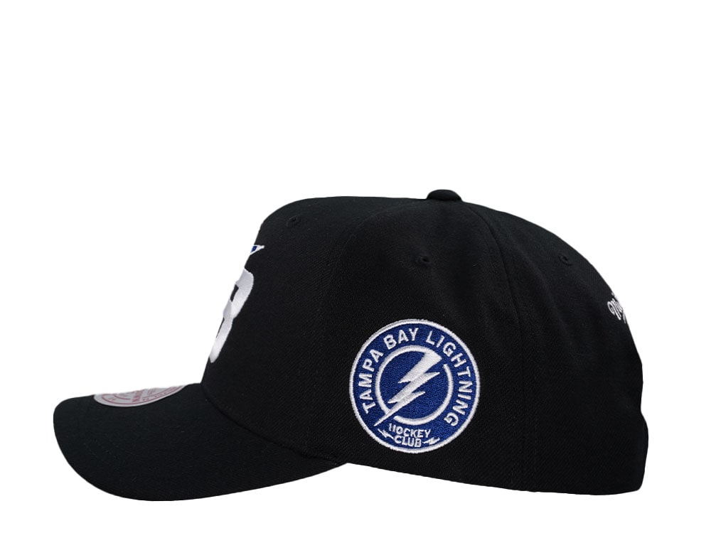 Mitchell & Ness Tampa Bay Lightning Pro Crown Fit Vintage Black Snapback Cap