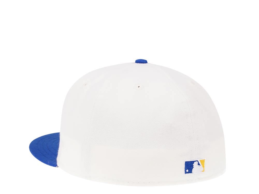 New Era Oakland Athletics 50th Anniversary Cream Color Flip Edition 59Fifty Fitted Cap