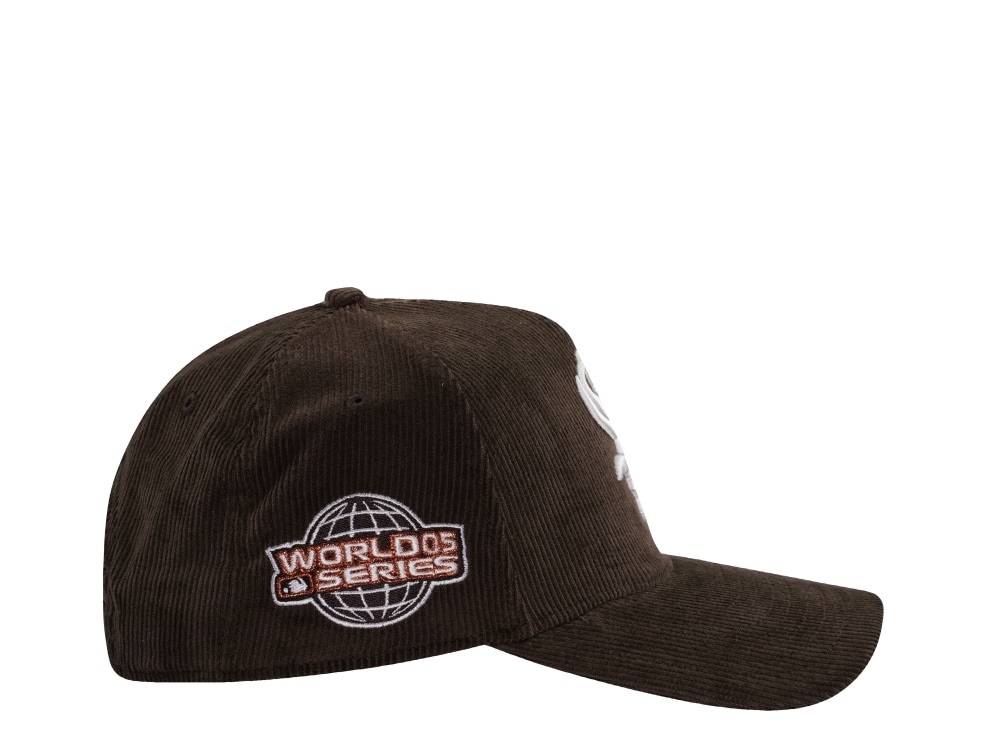 New Era Chicago White Sox World Series 2005 Walnut Corduroy Prime Edition 9Forty A Frame Snapback Cap