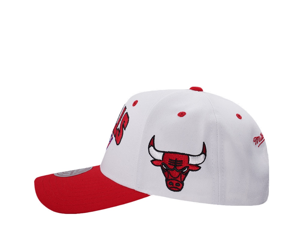 Mitchell & Ness Chicago Bulls NBA Playoffs 1996 Chrome Two Tone Editon Pro Crown Fit Snapback Cap