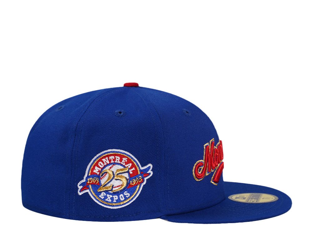 New Era Montreal Expos 25th Anniversary Blue Prime Edition 59Fifty Fitted Cap