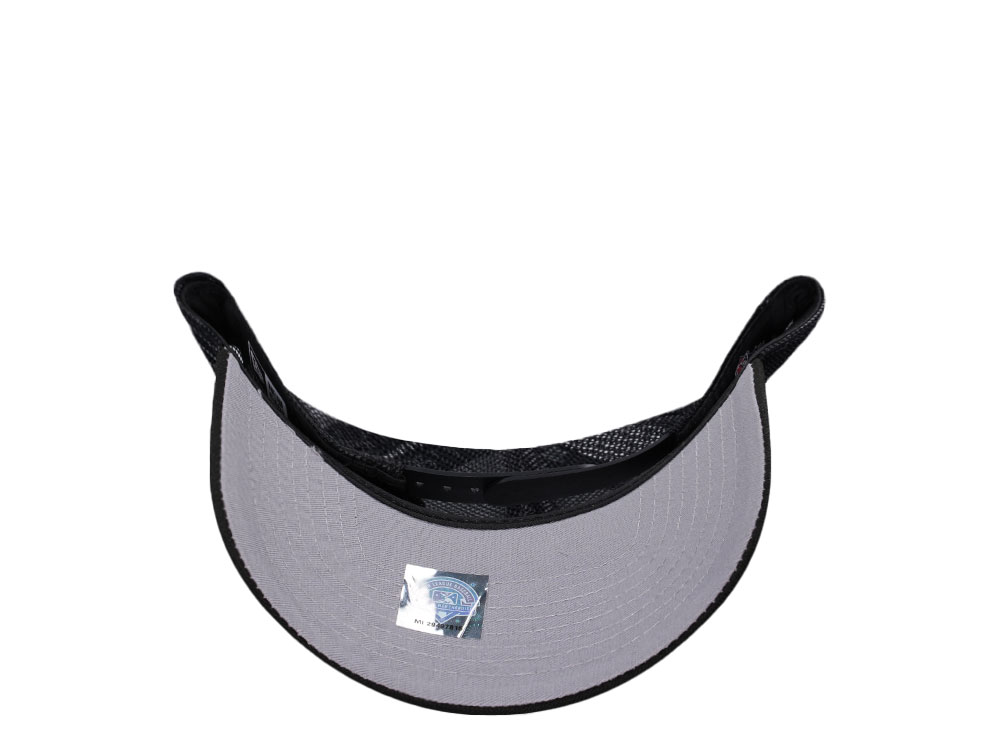 New Era Las Vegas 51s Black Metallic Trucker Edition 9Forty A Frame Snapback Cap