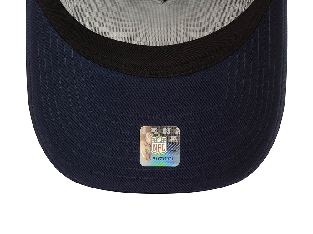 New Era Seattle Seahawks Navy A Frame Snapback Cap