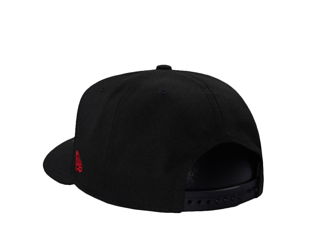 New Era Philadelphia 76ers Black Classic Edition 9Fifty A Frame Snapback Cap