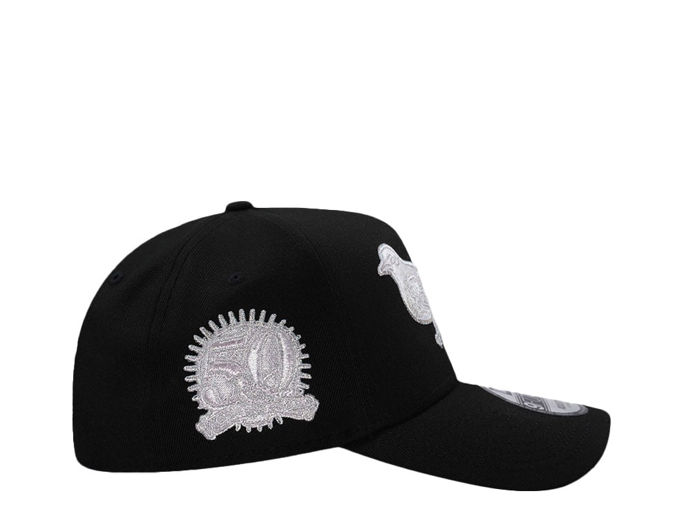 New Era Baltimore Orioles 50th Anniversary Black Metallic Edition 9Forty A Frame Snapback Cap