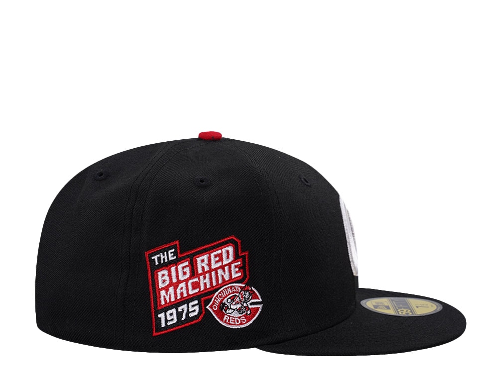 New Era Cincinnati Reds Wool Black Prime Edition 59Fifty Fitted Cap
