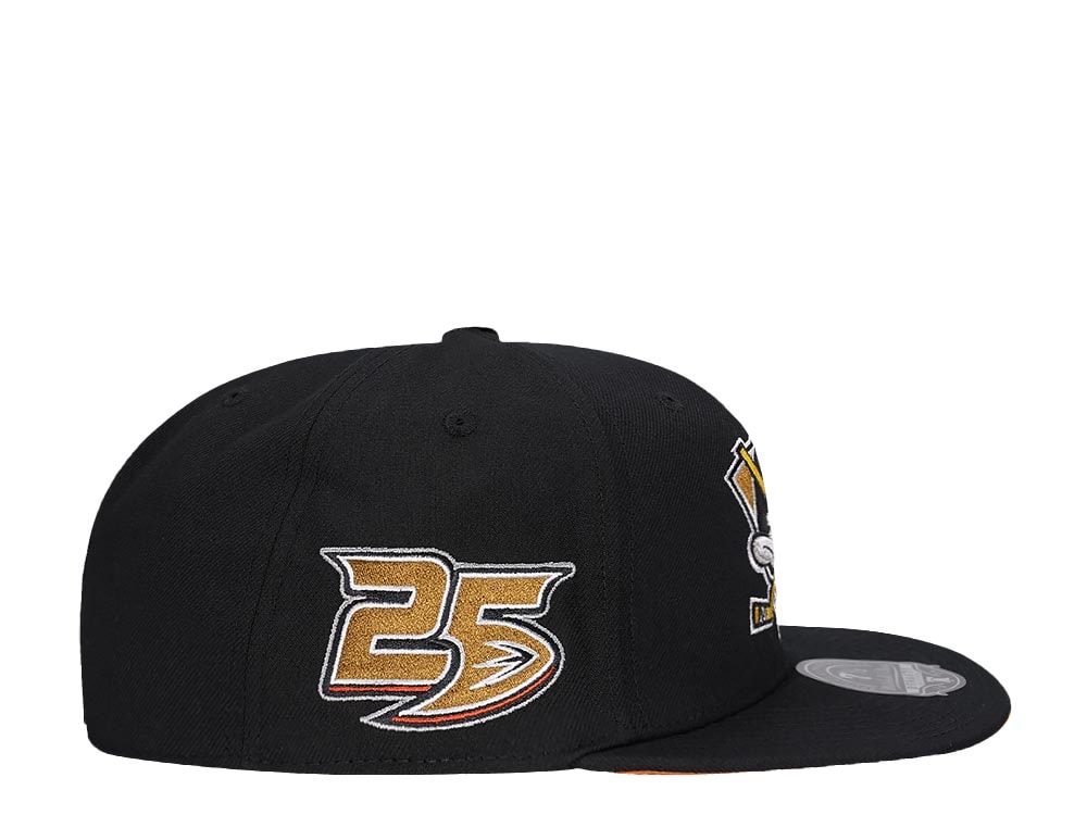 Mitchell & Ness Anaheim Ducks 25th Anniversary Edition Dynasty Fitted Cap