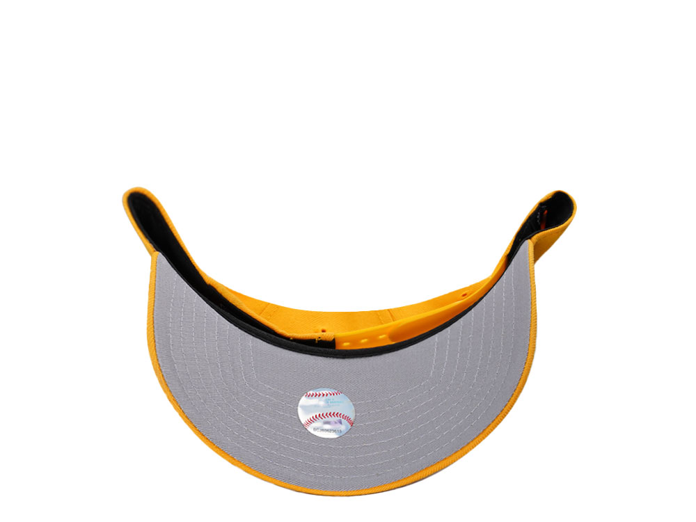 New Era New York Mets 40th Anniversary Yellow Classic 9Forty A Frame Snapback Cap
