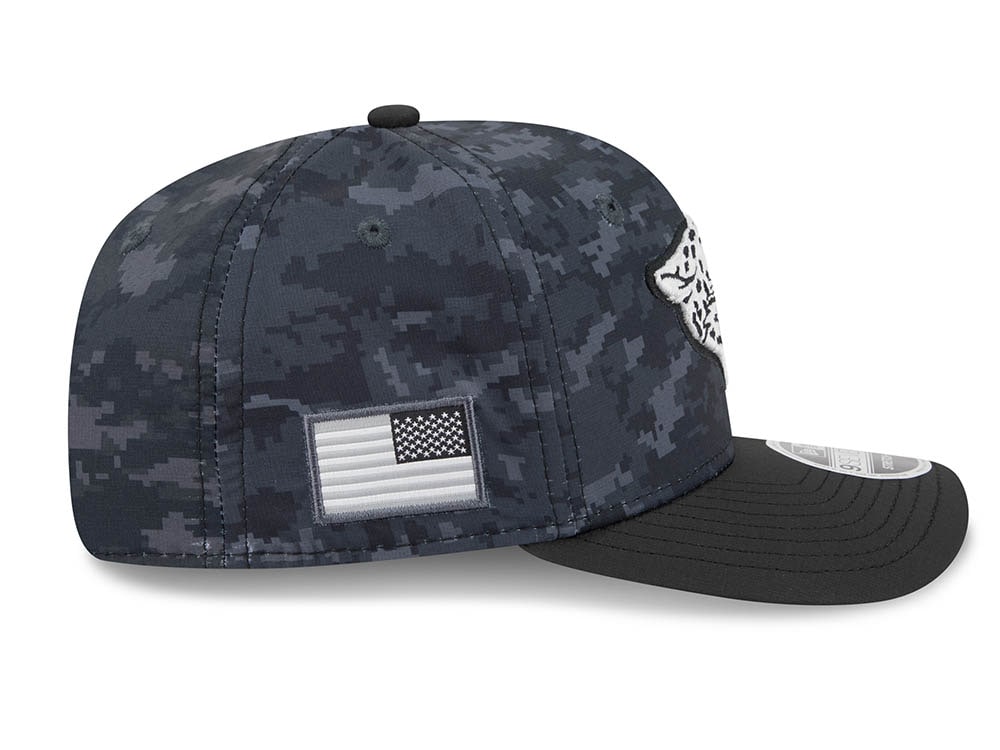 New Era Jacksonville Jaguars NFL Salute to Service 2026 Digi Camo Black 9Seventy Stretch Snapback Cap
