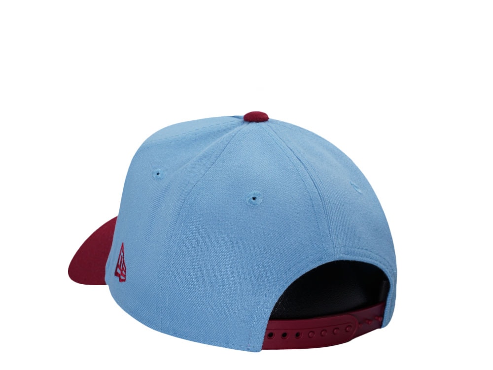 New Era Philadelphia Phillies Sky Blue Two Tone Edition 9Forty A Frame Snapback Cap