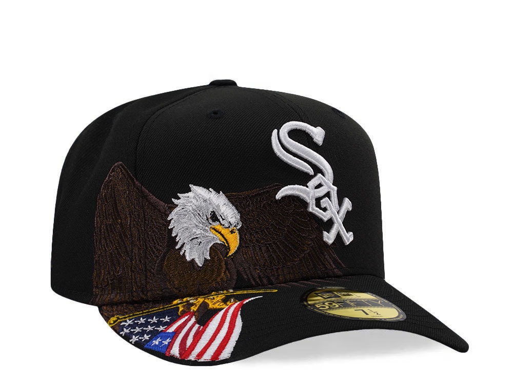 New Era Chicago White Sox American Eagle Black Edition 59Fifty Fitted Cap