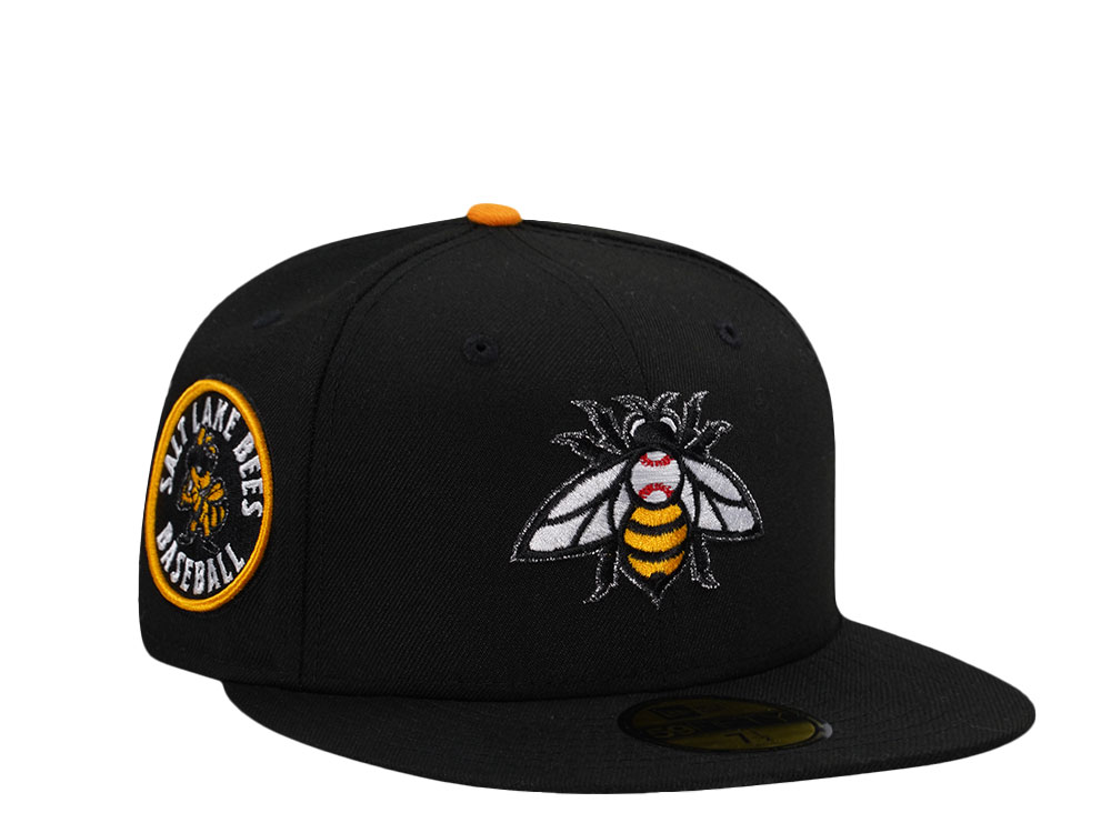New Era Salt Lake Bees Black Prime Edition 59Fifty Fitted Cap