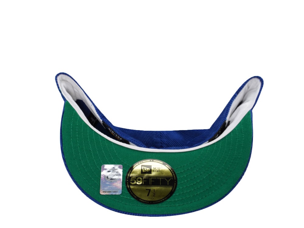 New Era Winnipeg Jets Heritage Classic Blue Corduroy Throwback Edition 59Fifty Fitted Cap