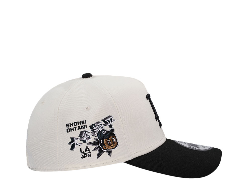 New Era Los Angeles Dodgers Ohtani Chrome Black Two Tone Edition 9Forty A Frame Snapback Cap