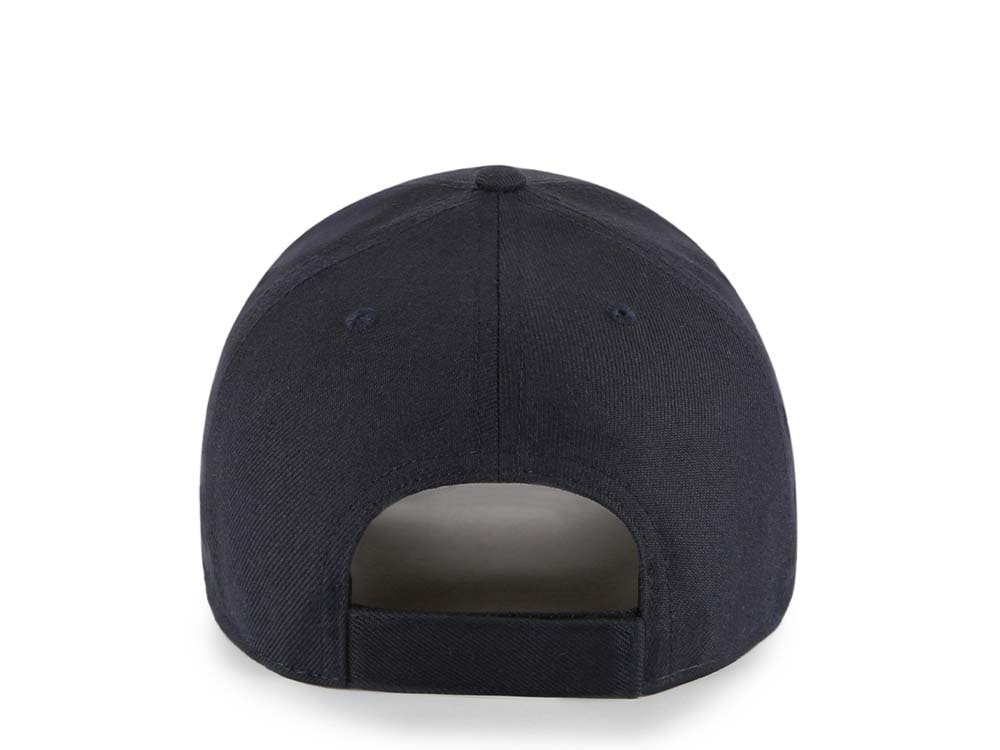 47Brand Michigan Wolverines Navy Wool MVP Strapback Cap