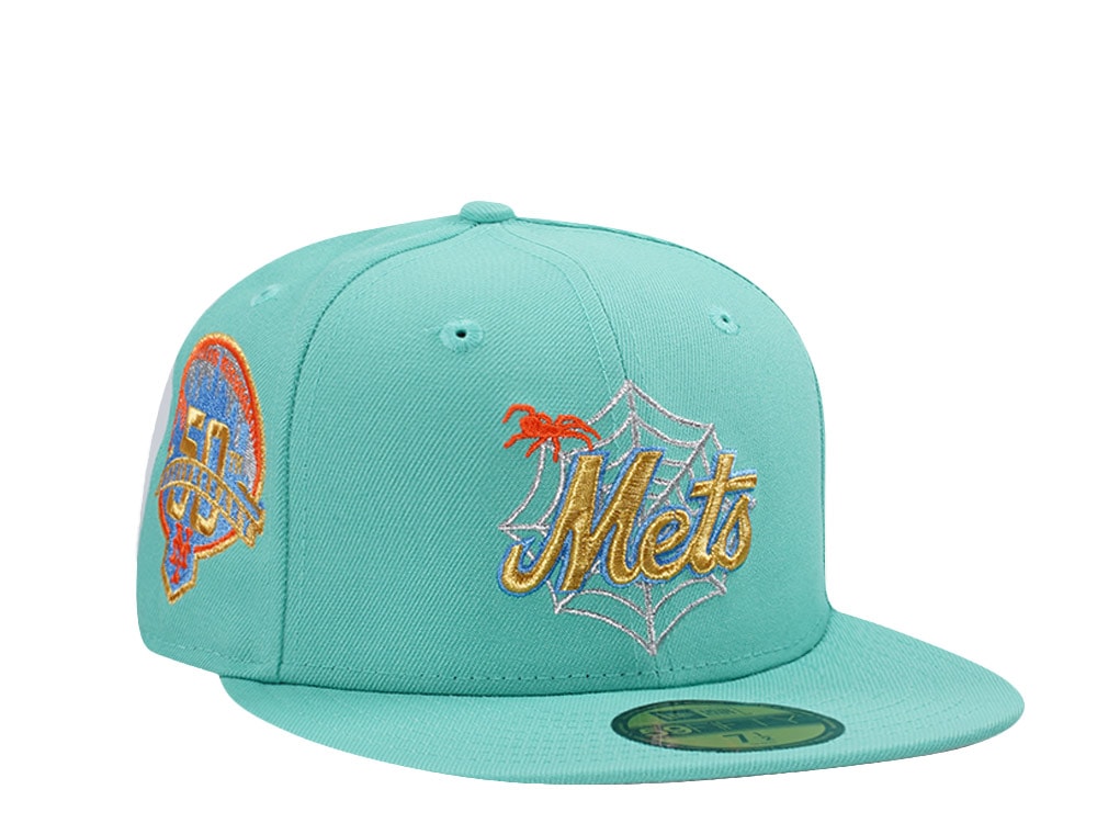 New Era New York Mets 50th Anniversary Clear Mint Prime Edition 59Fifty Fitted Cap