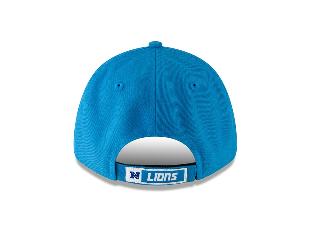 New Era Detroit Lions The League Blue 9Forty Strapback Cap