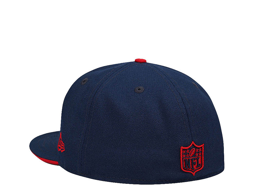 New Era New England Patriots Blue and Red Edition 59Fifty Fitted Cap