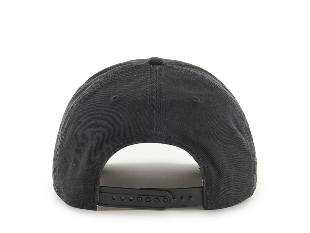 47Brand Boston Bruins Vintage Black Charlton Edition Hitch Snapback Cap