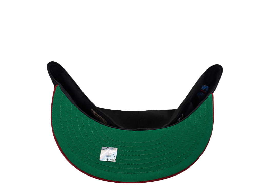 New Era Seattle Supersonics NBA on NBC Black Two Tone Edition 59Fifty Fitted Cap
