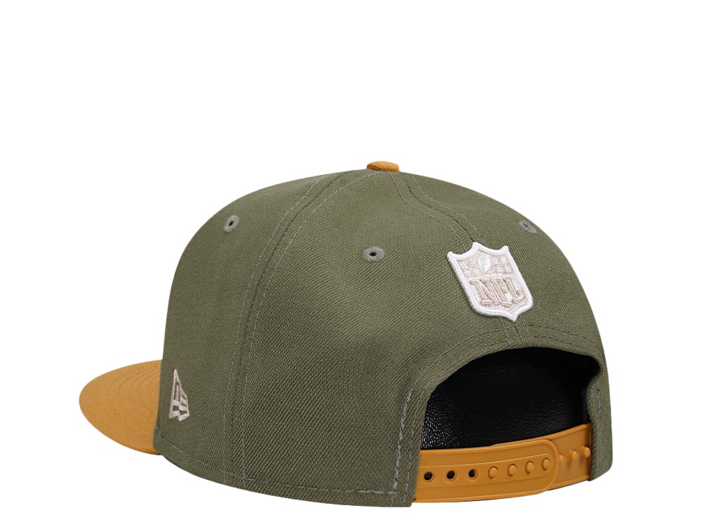 New Era Miami Dolphins Olive Two Tone Edition 9Fifty Snapback Cap