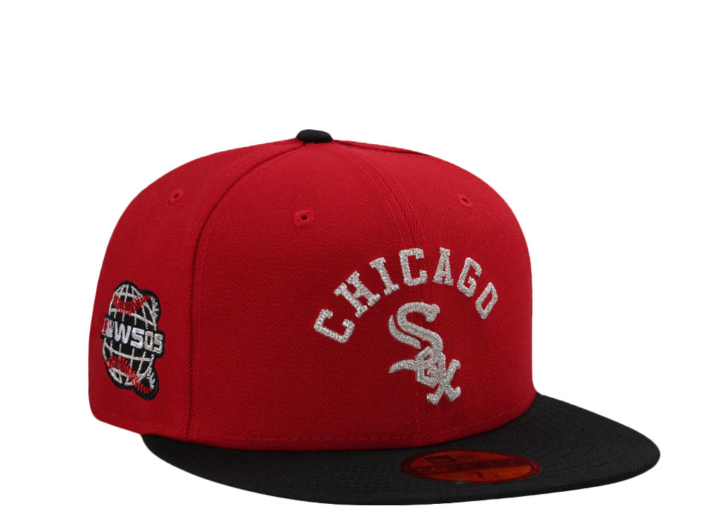 New Era Chicago White Sox World Series 2005 Scarlet Red Two Tone Edition 59Fifty Fitted Cap