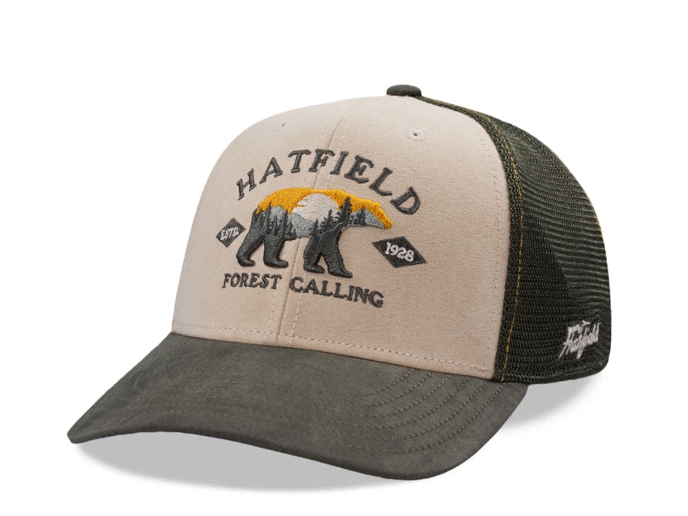 Hatfield Forest Calling Beige Trucker Snapback Cap