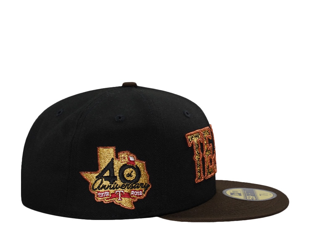 New Era Texas Rangers 40th Anniversary Walnut Two Tone Edition 59Fifty Fitted Cap