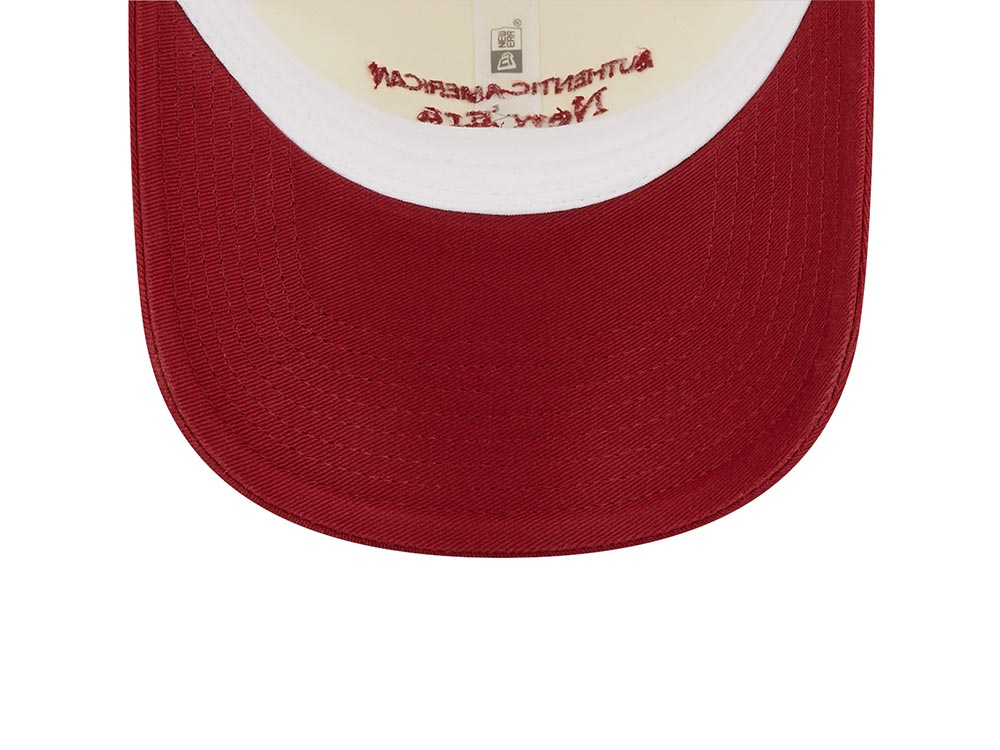 New Era Est. 1920 Contrast Stone Merlot Two Tone 9Twenty Strapback Cap