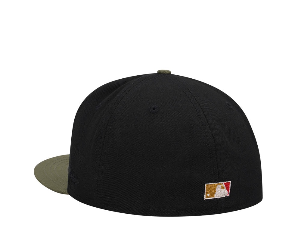 New Era Cincinnati Reds 150th Anniversary Black Olive Two Tone Edition 59Fifty Fitted Cap
