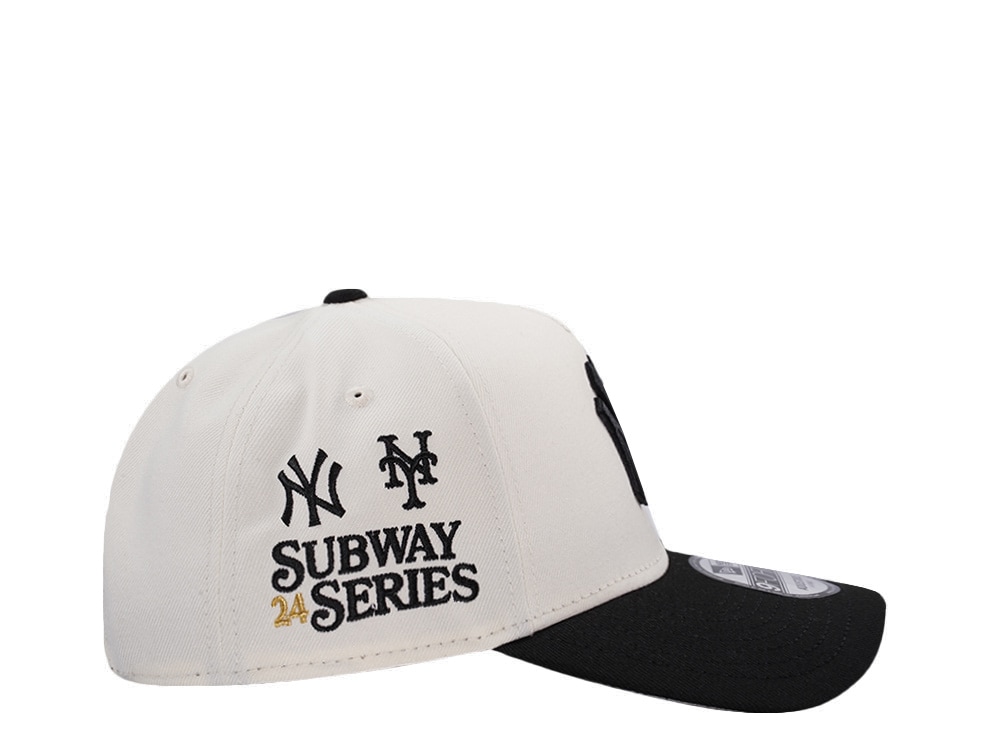 New Era New York Yankees Subway Series Chrome Two Tone Edition 9Forty A Frame Snapback Cap