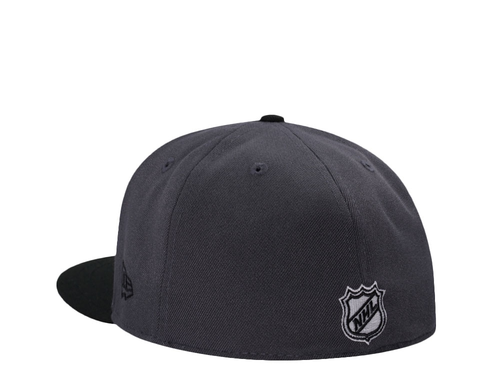 New Era Vegas Golden Knights Inaugural Season 2017 Graphite Skull Two Tone Edition 59Fifty Fitted Cap
