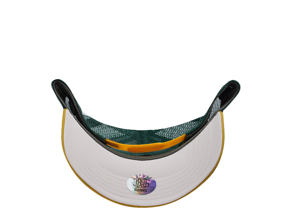 Djinns HFT Filthy Flamingo Surf Gang White Coastal Edition Trucker Snapback Cap