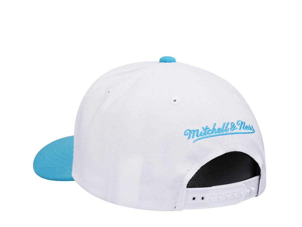 Mitchell & Ness Utah Jazz Team Two Tone 2.0 Pro White Snapback Cap