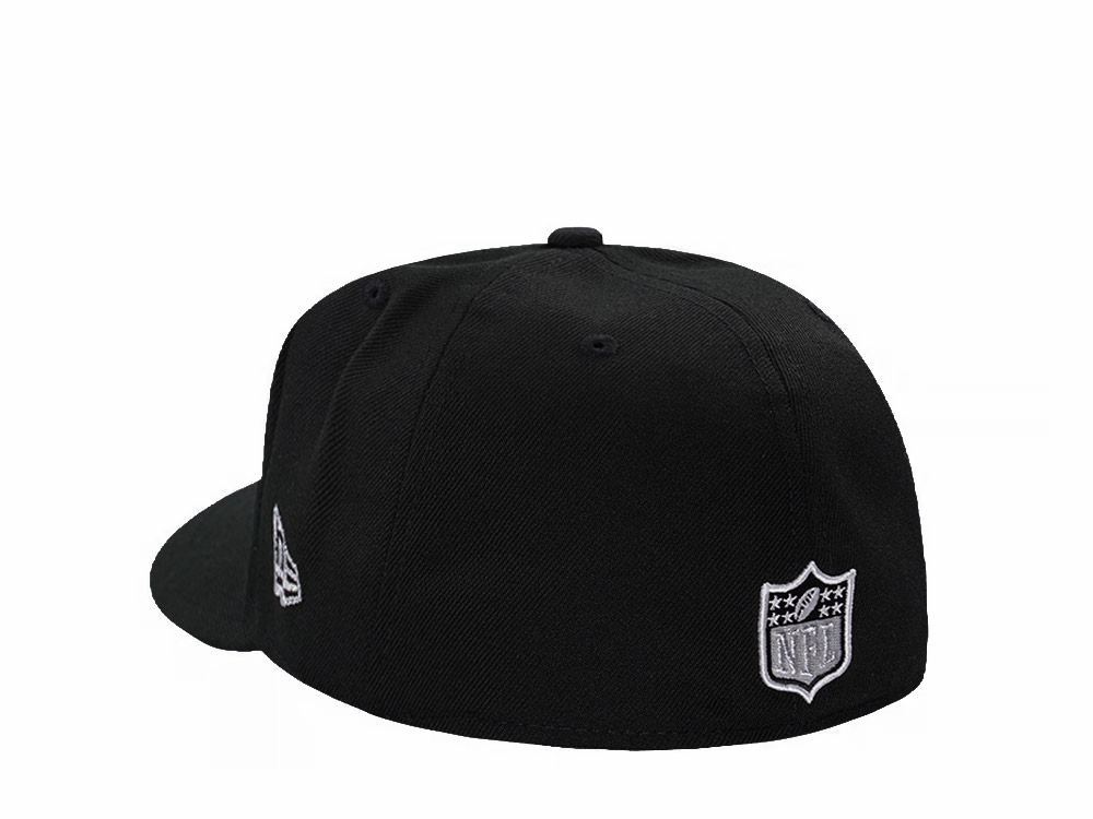 New Era Las Vegas Raiders Black Classic Edition Pre Curved 59Fifty Fitted Cap