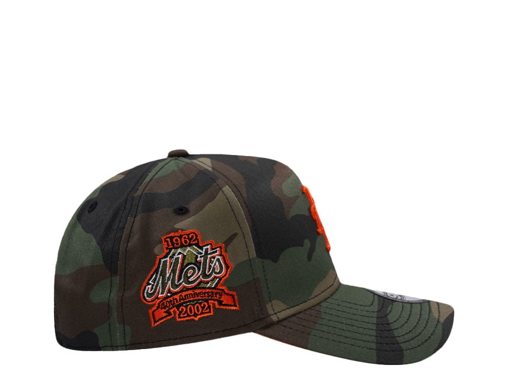New Era New York Mets 40th Anniversary Camo Edition 9Forty A Frame Snapback Cap