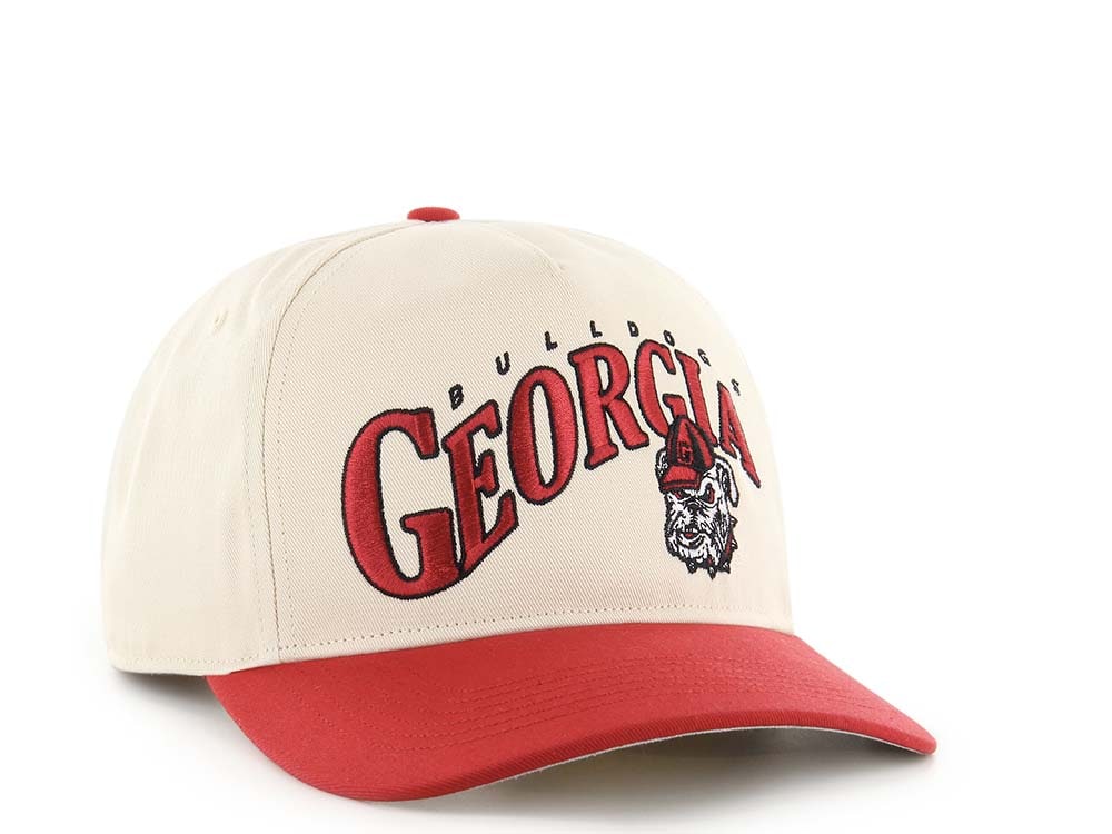 47Brand Georgia Bulldogss Natural Wave Hitch Snapback Cap