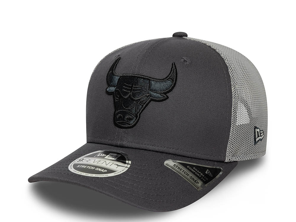 New Era Chicago Bulls Tonal Charcoal 9Seventy Snapback Cap
