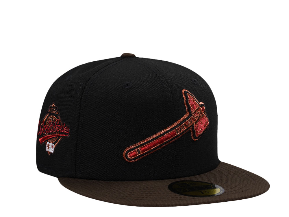 New Era Atlanta Braves World Series 1995 Black Two Tone Edition 59Fifty Fitted Cap