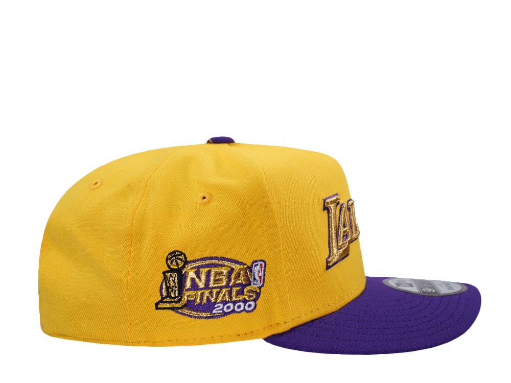 New Era Los Angeles Lakers NBA Finals 2000 Two Tone Edition 9Fifty A Frame Snapback Cap