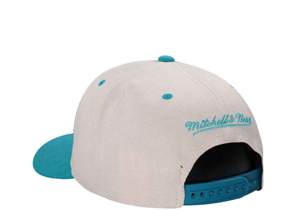 Mitchell & Ness San Jose Sharks Chrome Two Tone Pro Crown Fit Snapback Cap