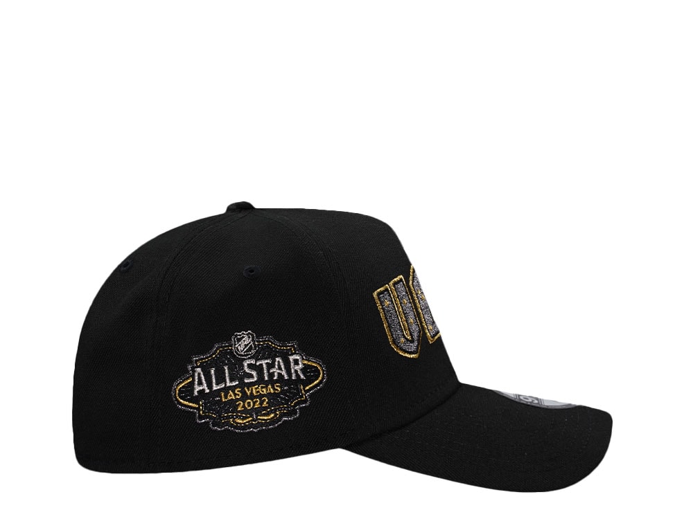 New Era Vegas Golden Knights All Star Game 2022 Black Prime Edition 9Forty A Frame Snapback Cap