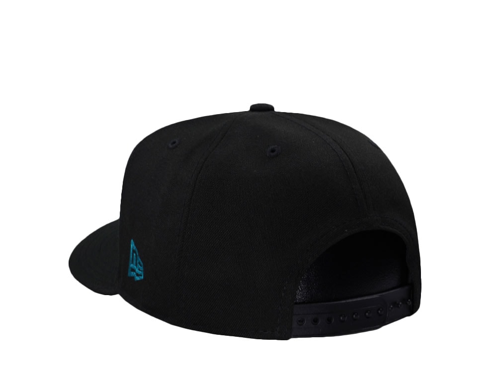 New Era Charlotte Hornets Black Classic Edition 9Fifty A Frame Snapback Cap