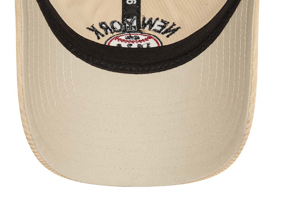 New Era Logo Cord Beige 9Twenty Strapback Cap