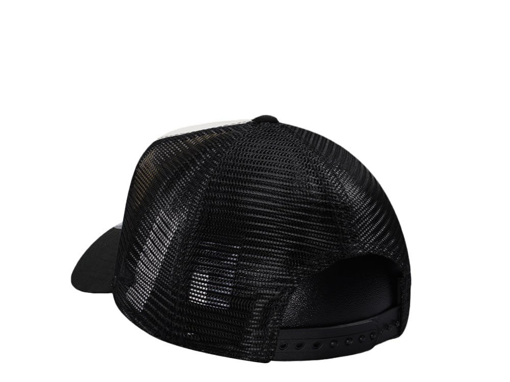 New Era Miami Heat White 9Forty A Frame Trucker Snapback Cap